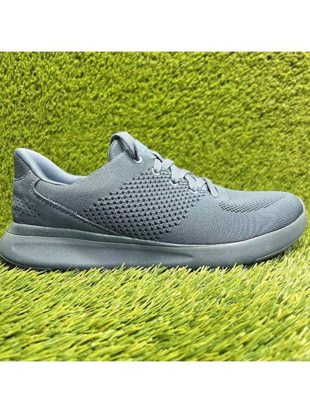 Kizik Lima Mens Size 9EE Blue‎ Athletic Running Hand Free Knit Shoes Sneakers